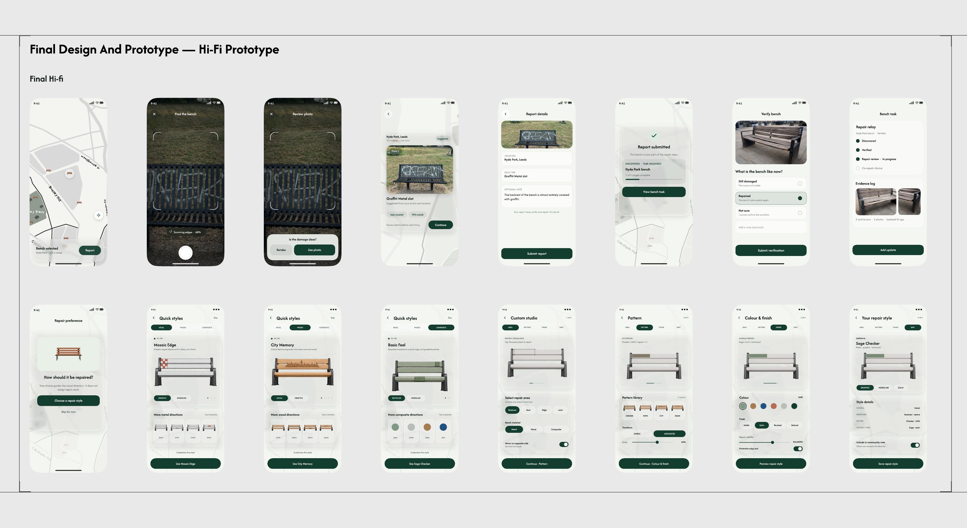 Bench Quest interface overview